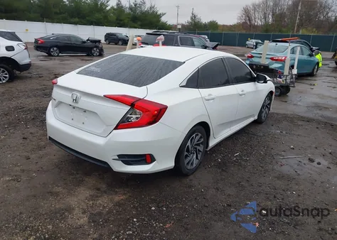 2016 Honda Civic Ex из США, поврежденный, VIN 19XFC2F76GE080861